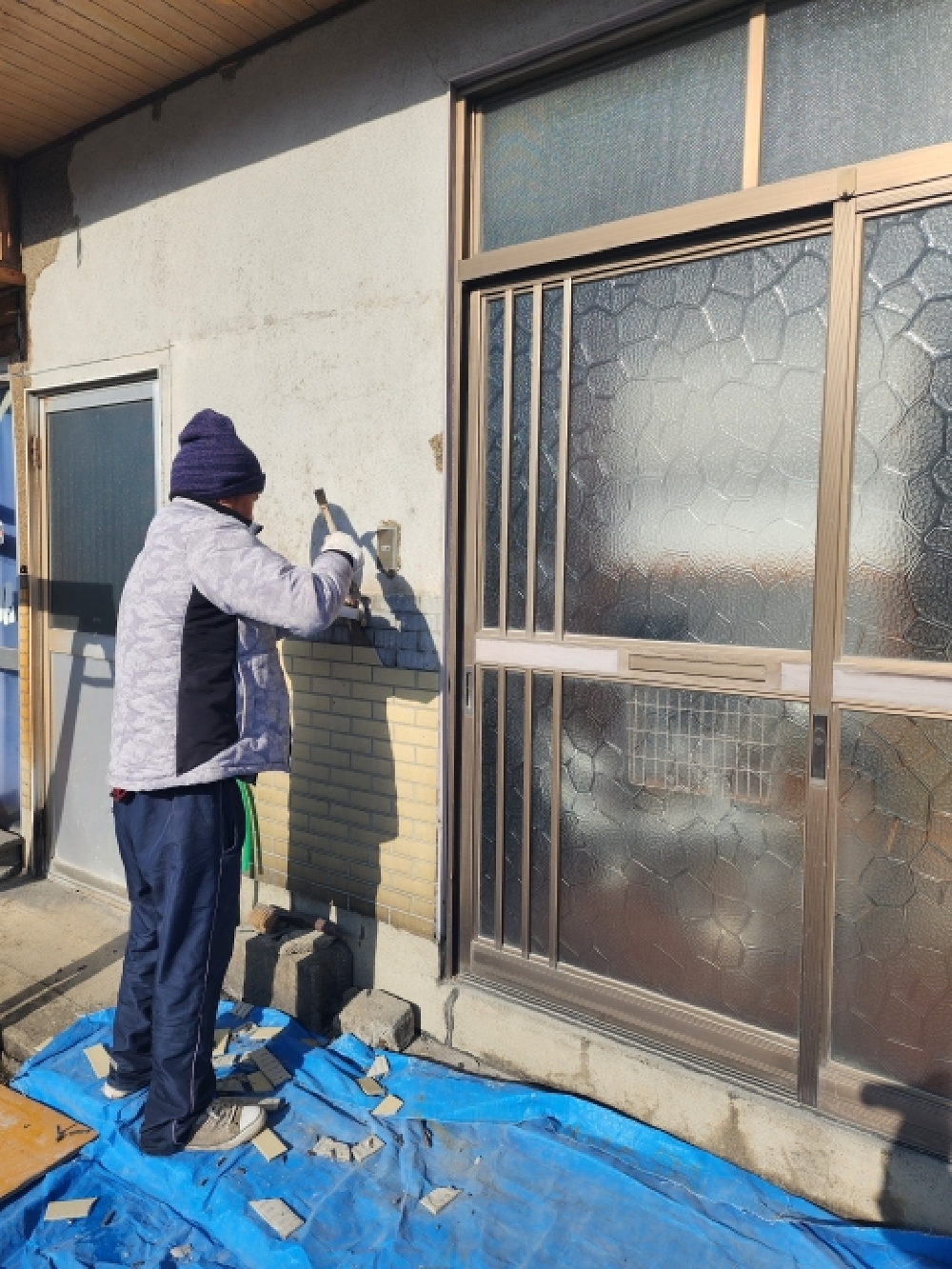 解体工事～外壁～