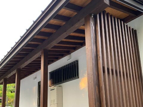 勝手口軒屋根増設