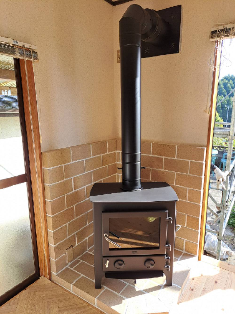 薪ストーブ設置