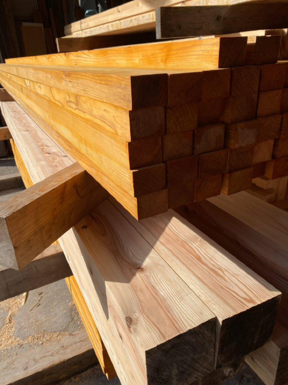 床下の大引・根太材