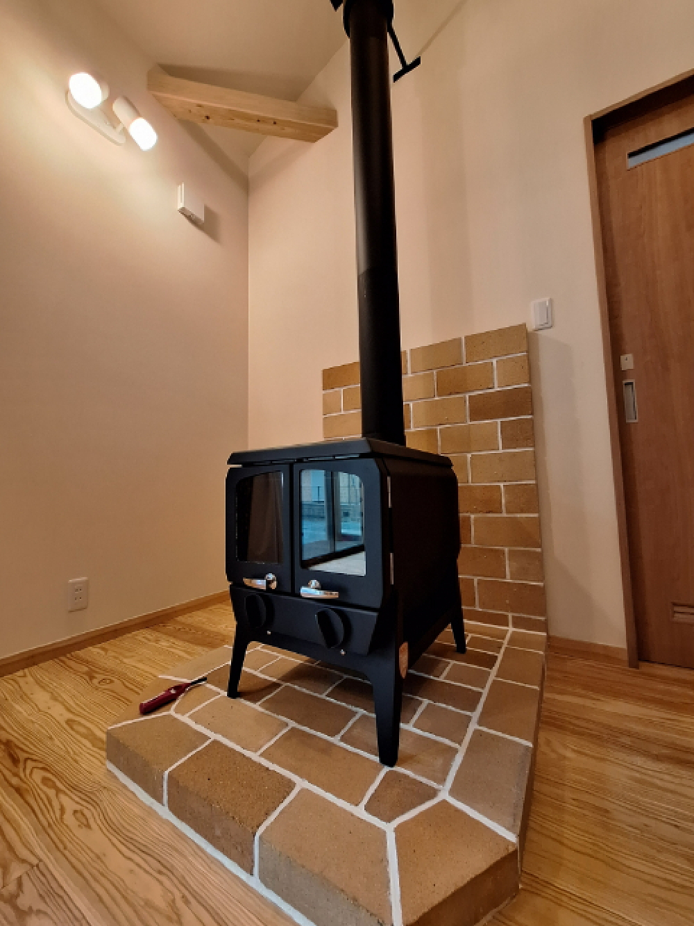 薪ストーブ設置