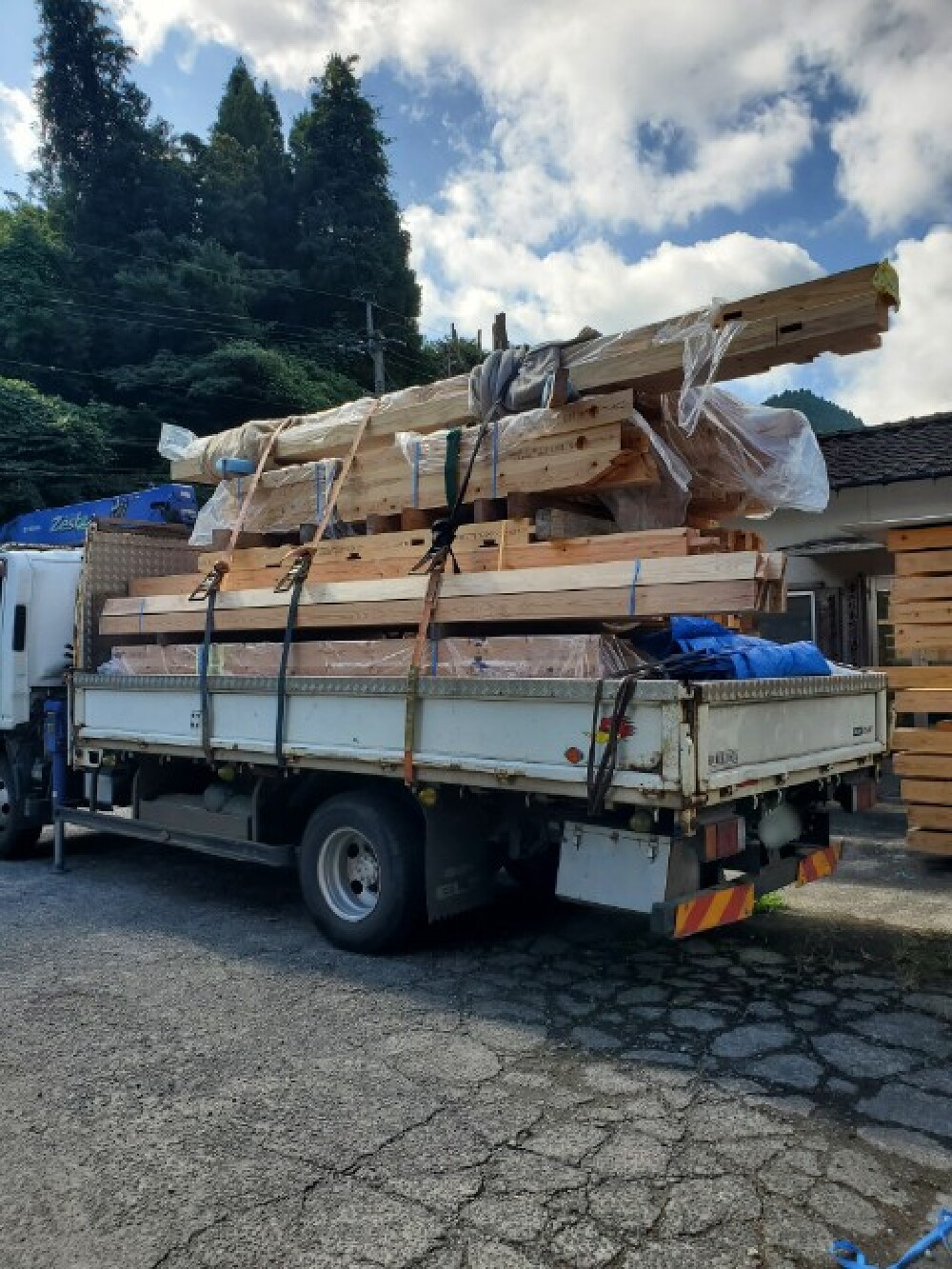 積み込み作業