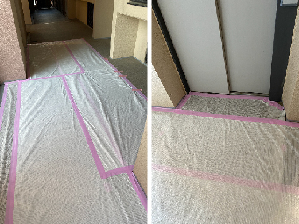 マンションの養生