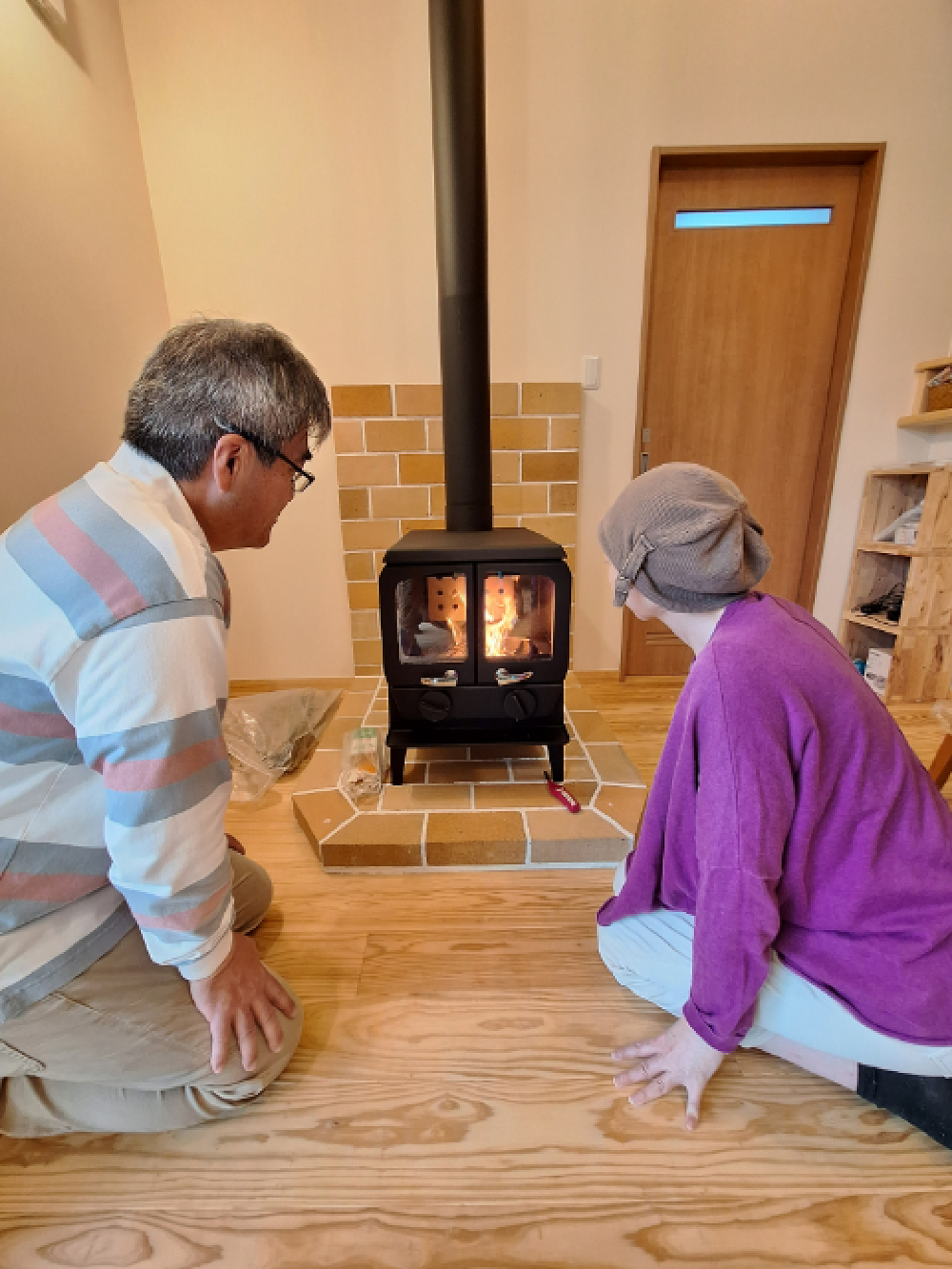 薪ストーブ設置