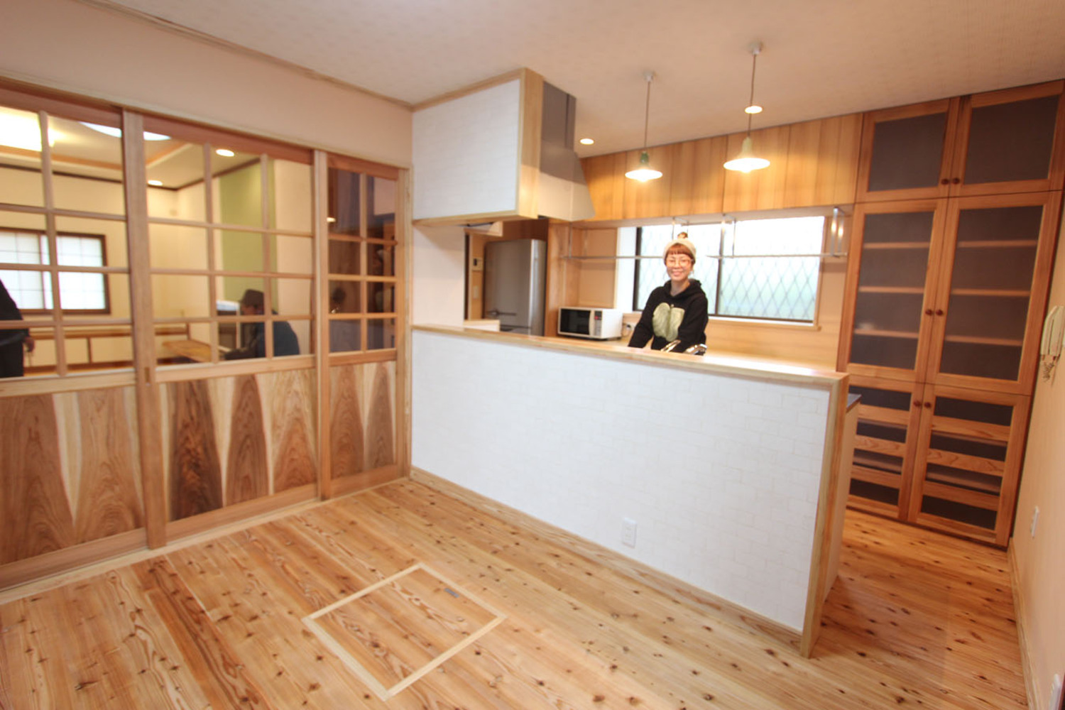 キッチン_木の家
