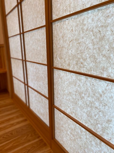 漉き和紙の内障子