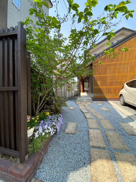 外部木部の再塗装
