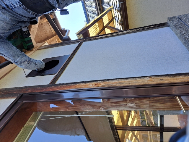 薪ストーブの設置